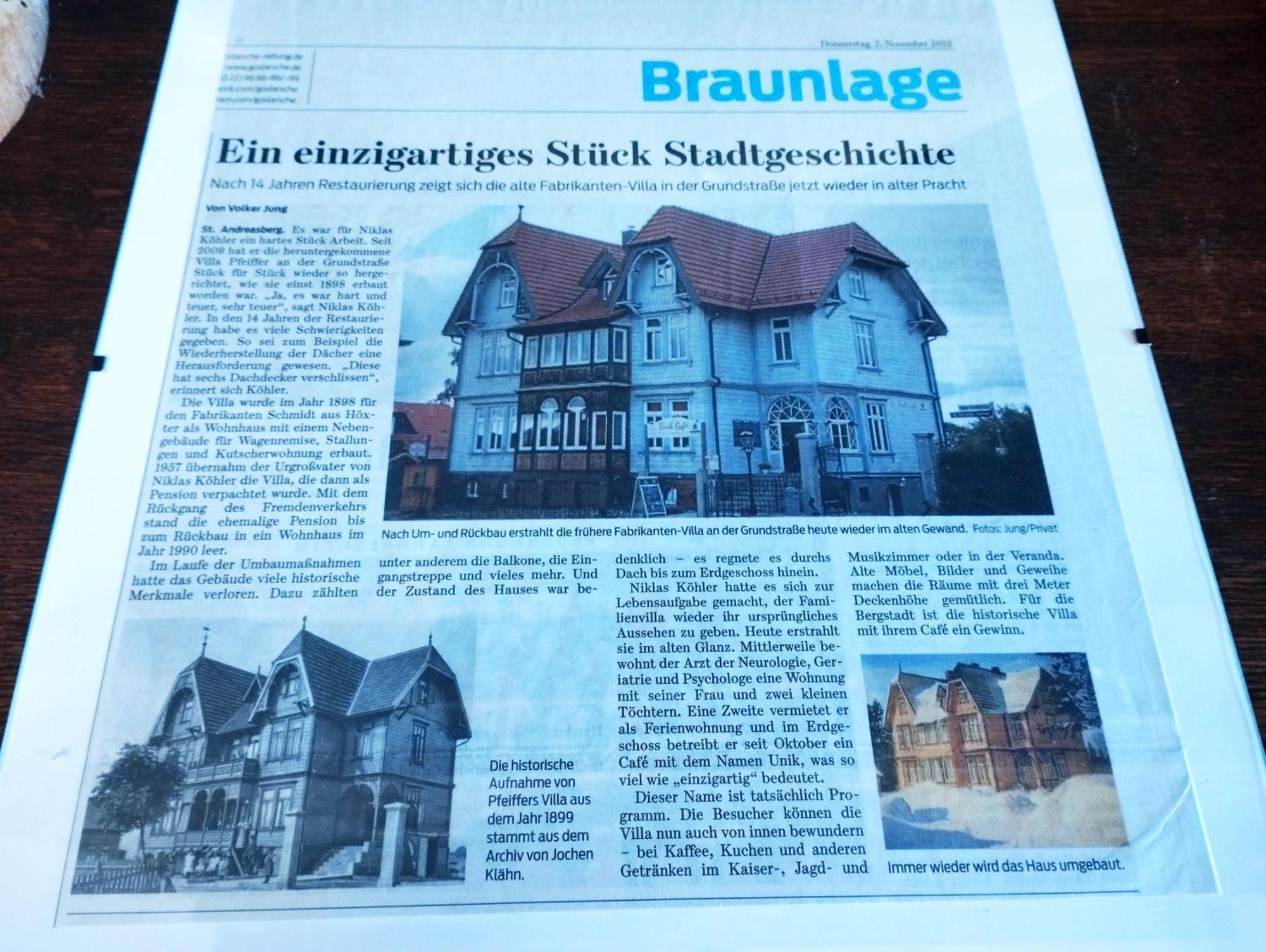 Unik Villa Sankt Andreasberg Bagian luar foto